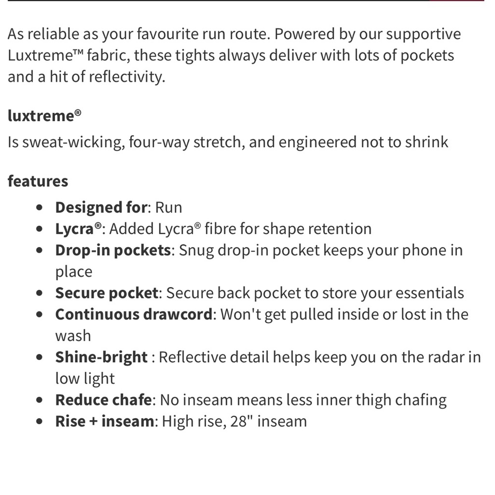 Lululemon Swift Speed High Rise Tight - Picture 6 of 6